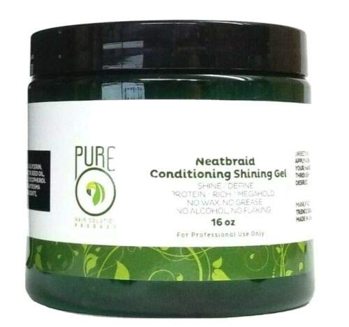 Pure O front packaging 16 oz jar showing professional hold and shine