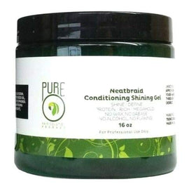 Pure O front packaging 16 oz jar showing professional hold and shine