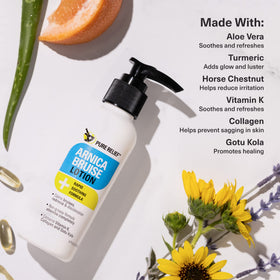 Pure Relief gel texture close-up showing moisturizing, non-greasy finish