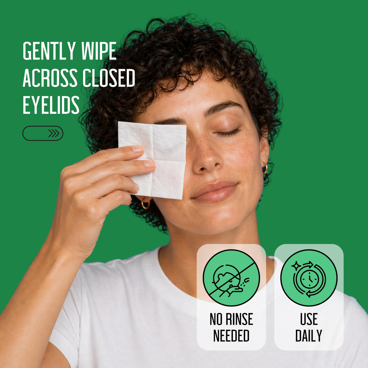 PURELID wipe next to coin to illustrate compact size and travel ease