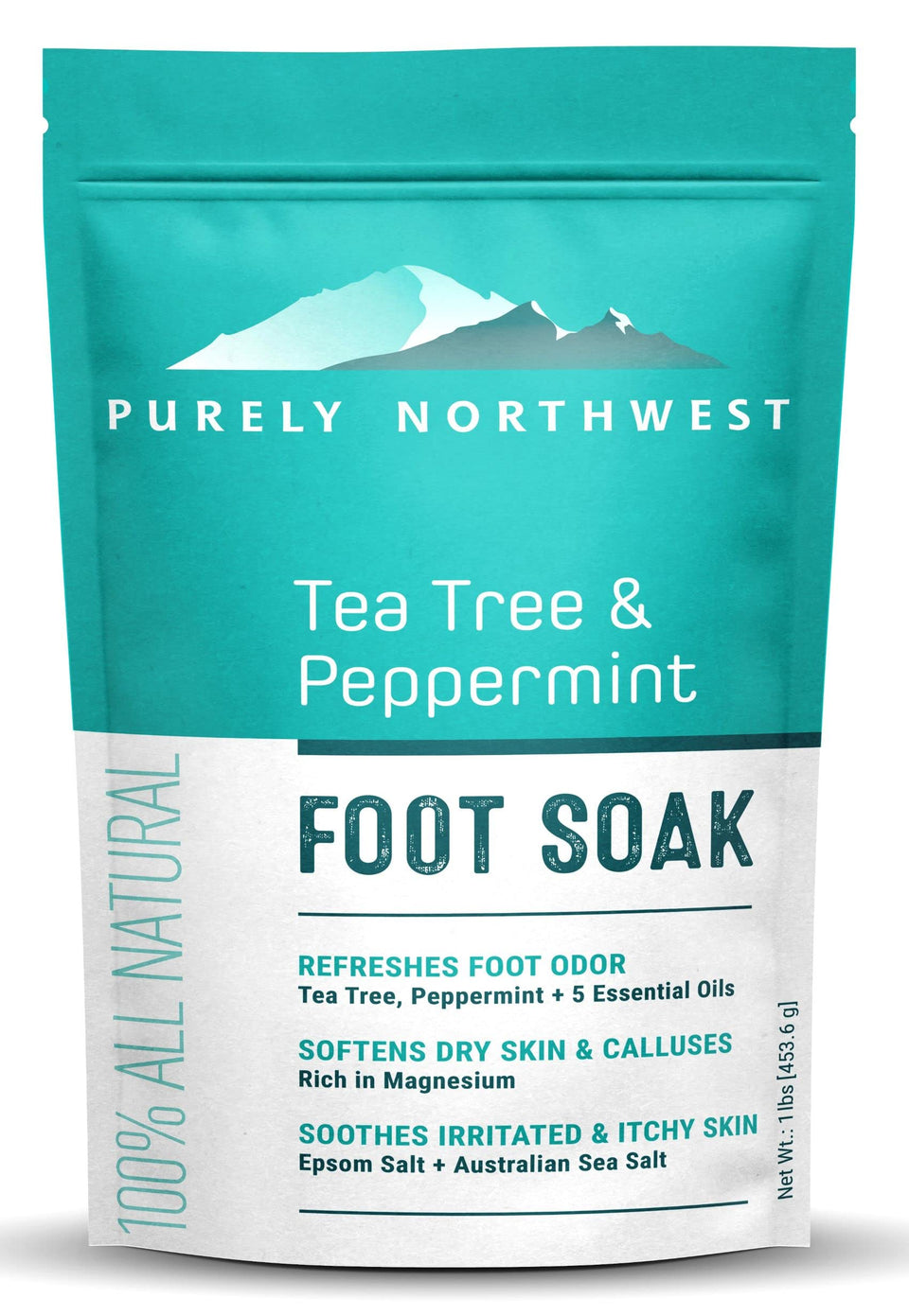 Purely Northwest front packaging showing product and soothing benefits