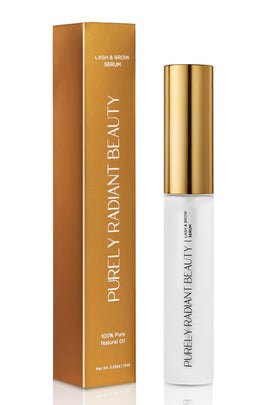 Purely Radiant front packaging showing product and clean branding benefit: clear choice