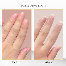 Purely Radiant spread of jojoba, castor, coconut and argan oils to show ingredients