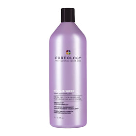 Pureology front bottle showing hydrate sheer conditioner, lightweight hydration