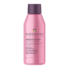 Pureology front bottle view showing sulfate-free formula and frizz control