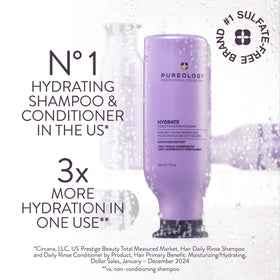Pureology pump and cap detail highlighting easy dispensing and clean use