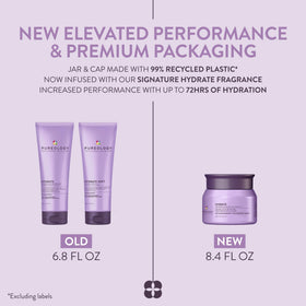 Pureology being applied in shower for quick detangling benefit