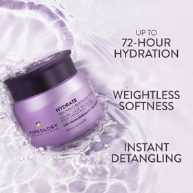 Pureology open jar cream texture close-up for rich conditioning