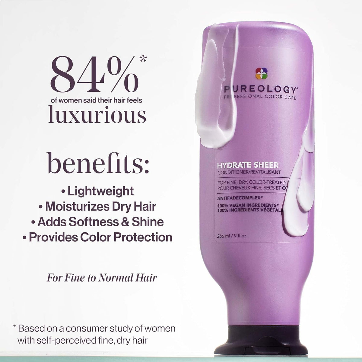 Pureology pump close-up dispensing conditioner for easy application and controlled use