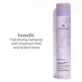 Pureology aerosol nozzle detail demonstrating precise spray control
