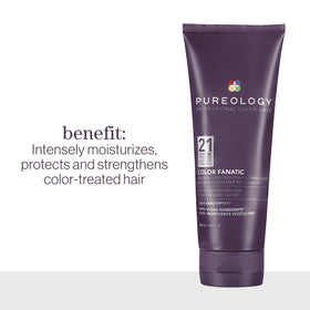 Pureology cream texture close-up highlighting rich moisturizing properties