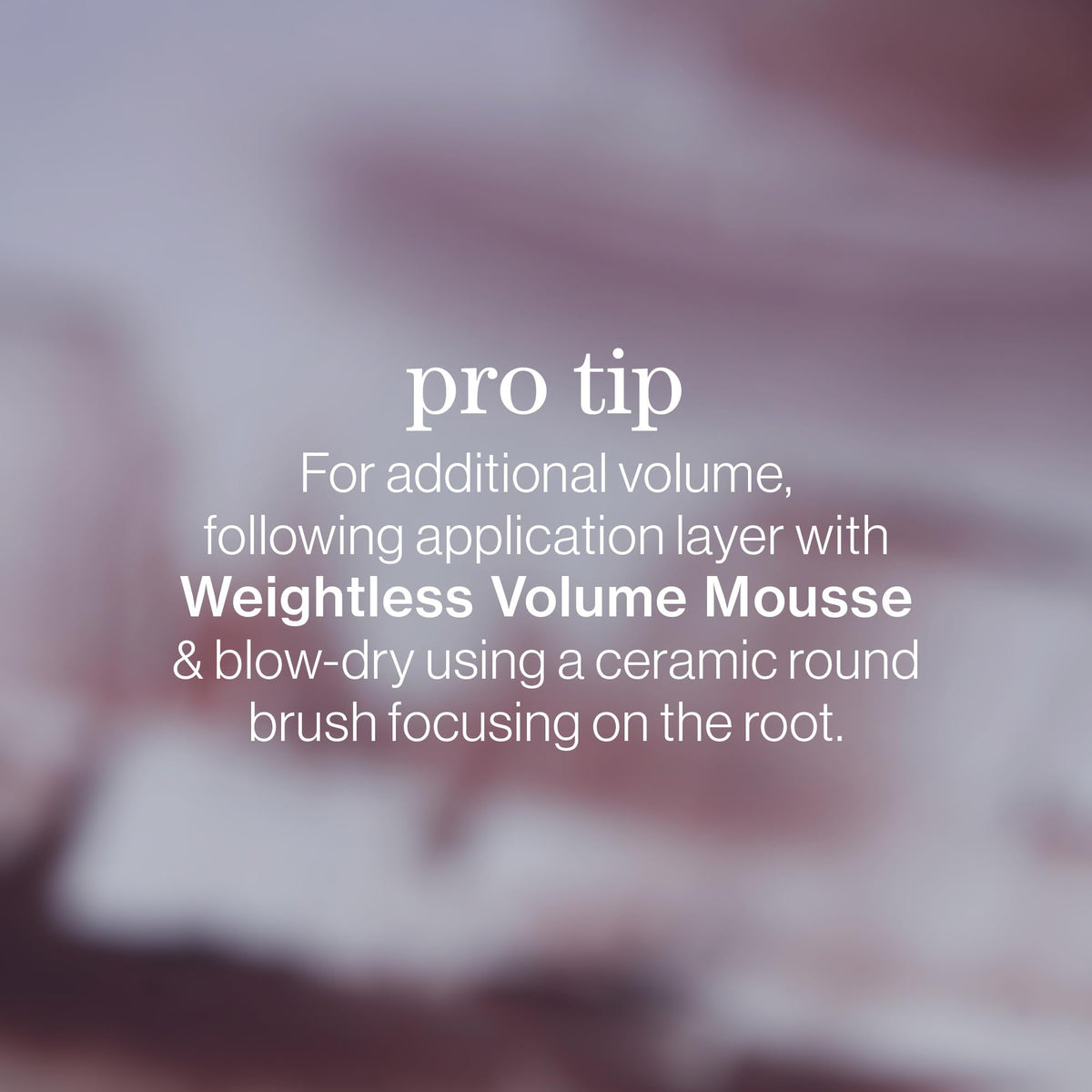 Styled fine, color-treated hair after Pureology mist for touchable volume