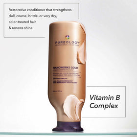 Pureology back label ingredients list and usage directions for color protection