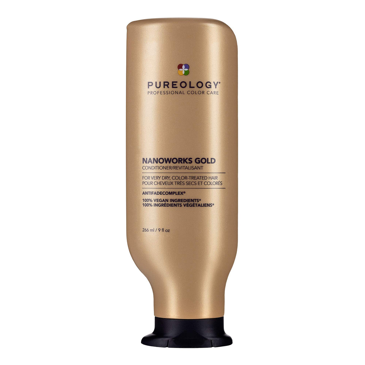 Pureology front packaging showing product and benefit of restorative conditioning
