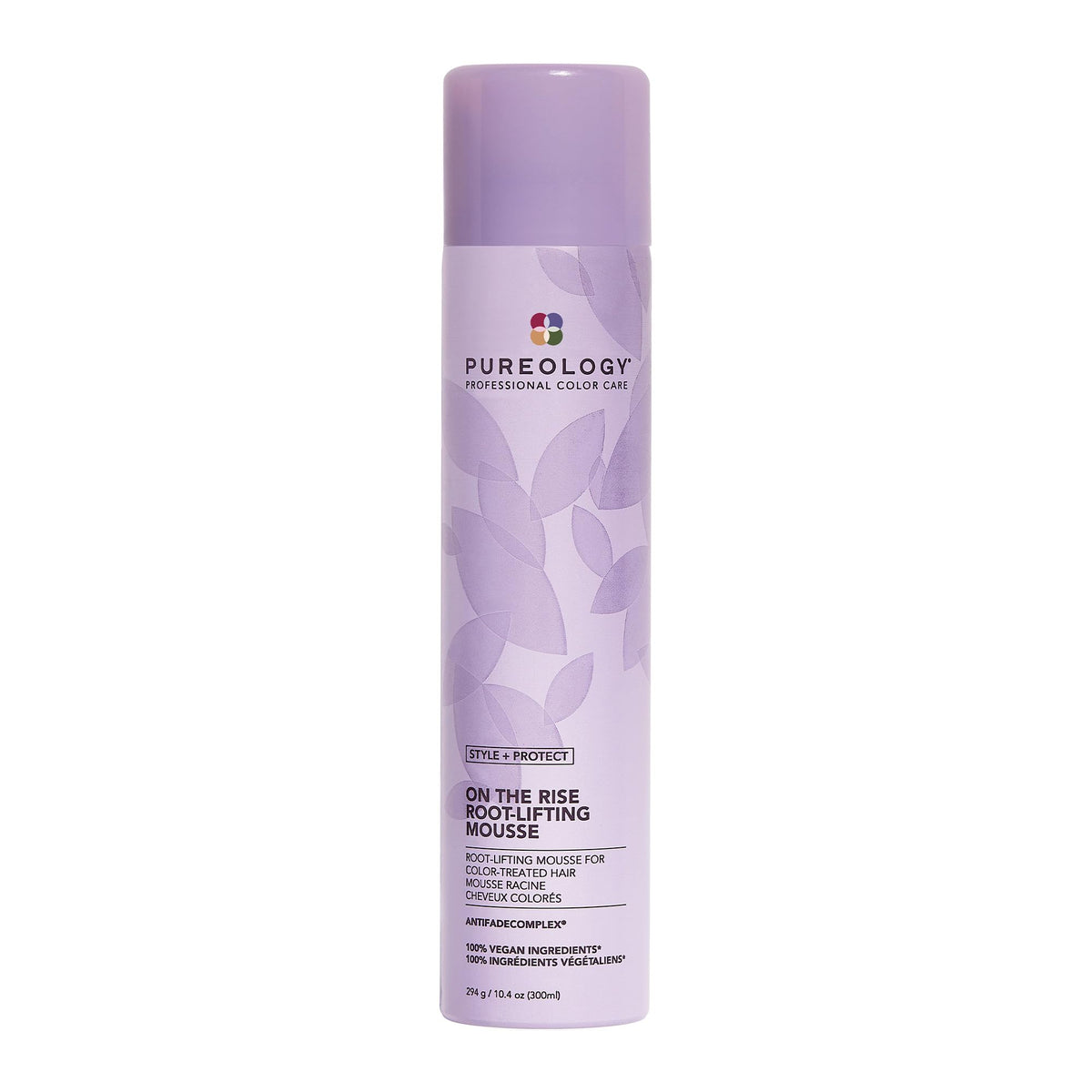 Pureology front packaging showing product and branding for instant recognition and clarity