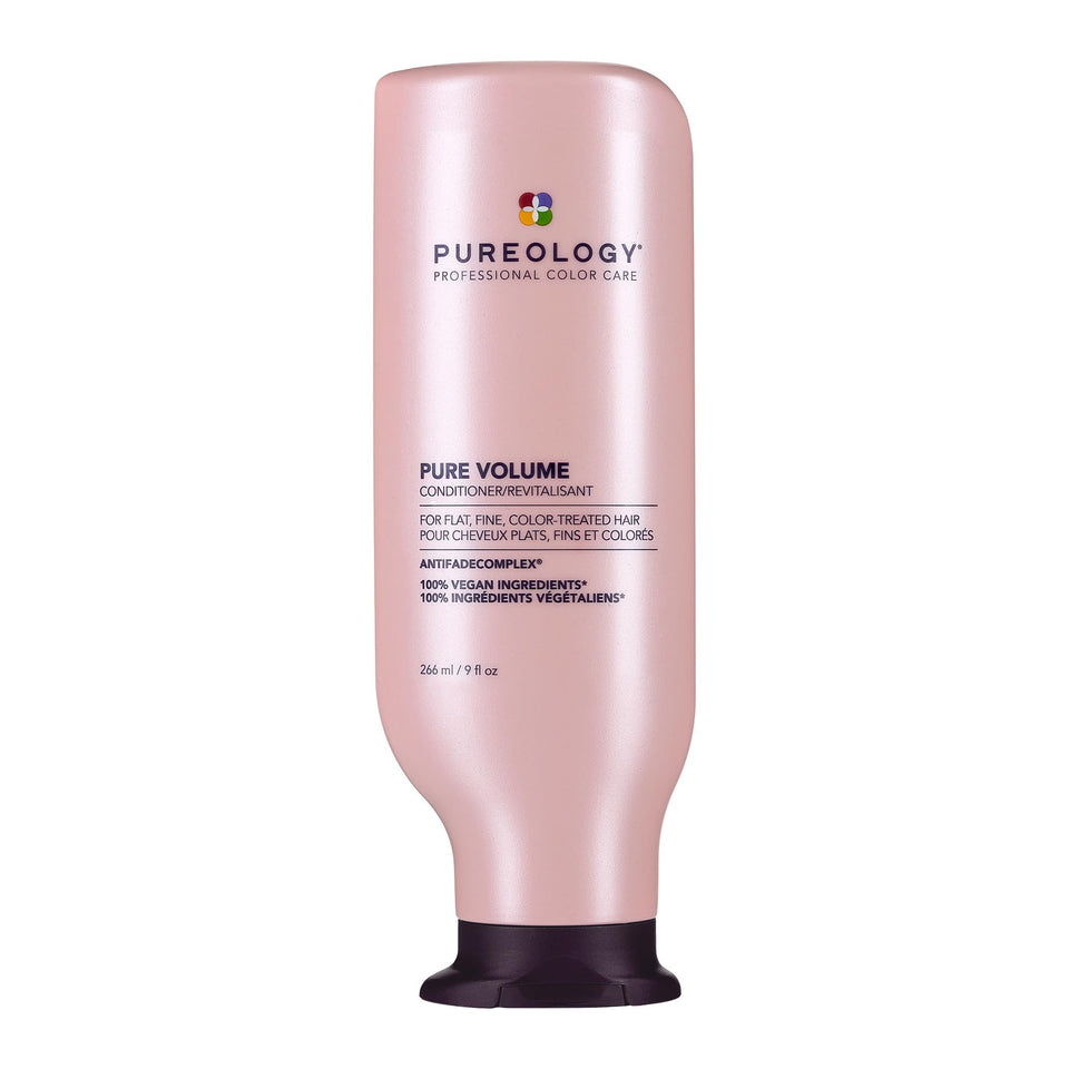 Pureology front packaging showing product and clean design for easy identification