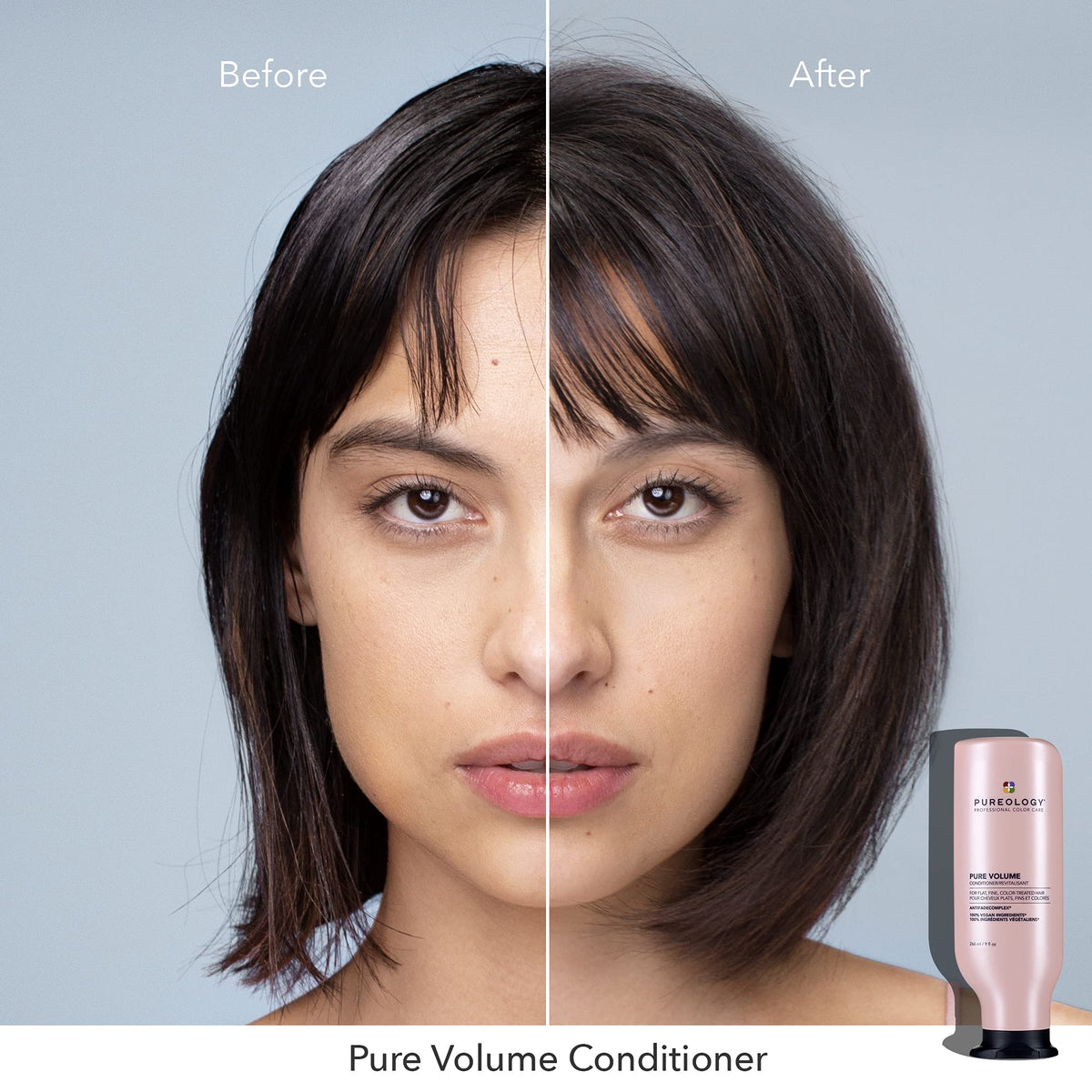 Pureology conditioner texture closeup showing lightweight formula