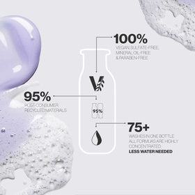 Stylist applying Pureology shampoo to wet color-treated hair for salon-level renewal