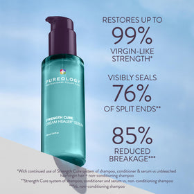 Pureology pump dispensing serum texture for easy application