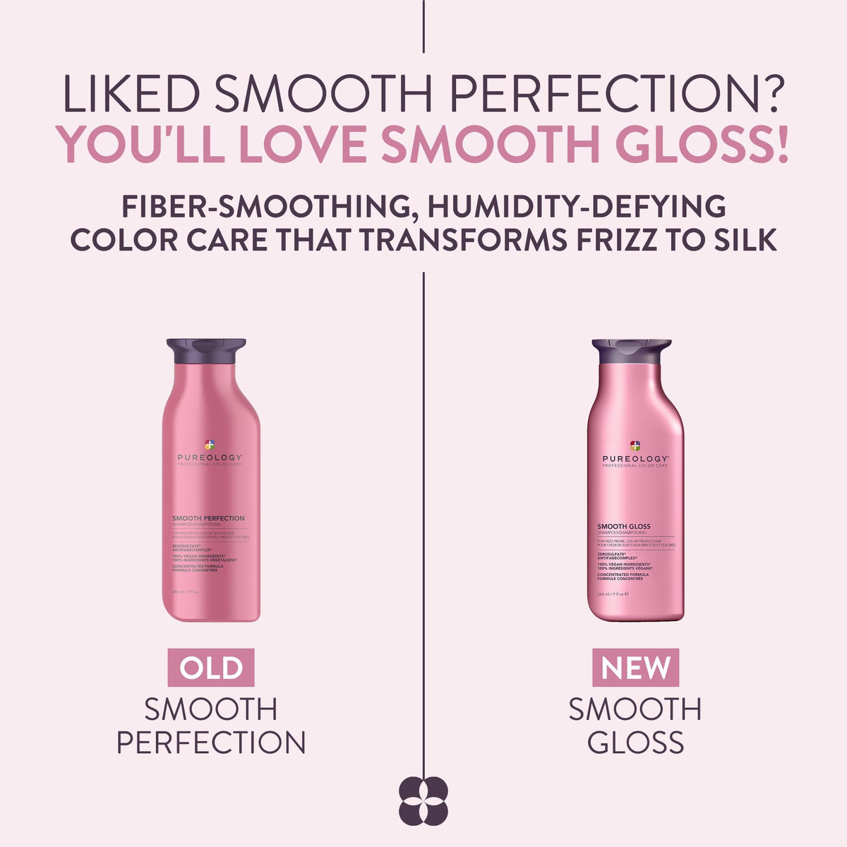 Pureology back label close-up showing ingredients and color-safe formulation benefits