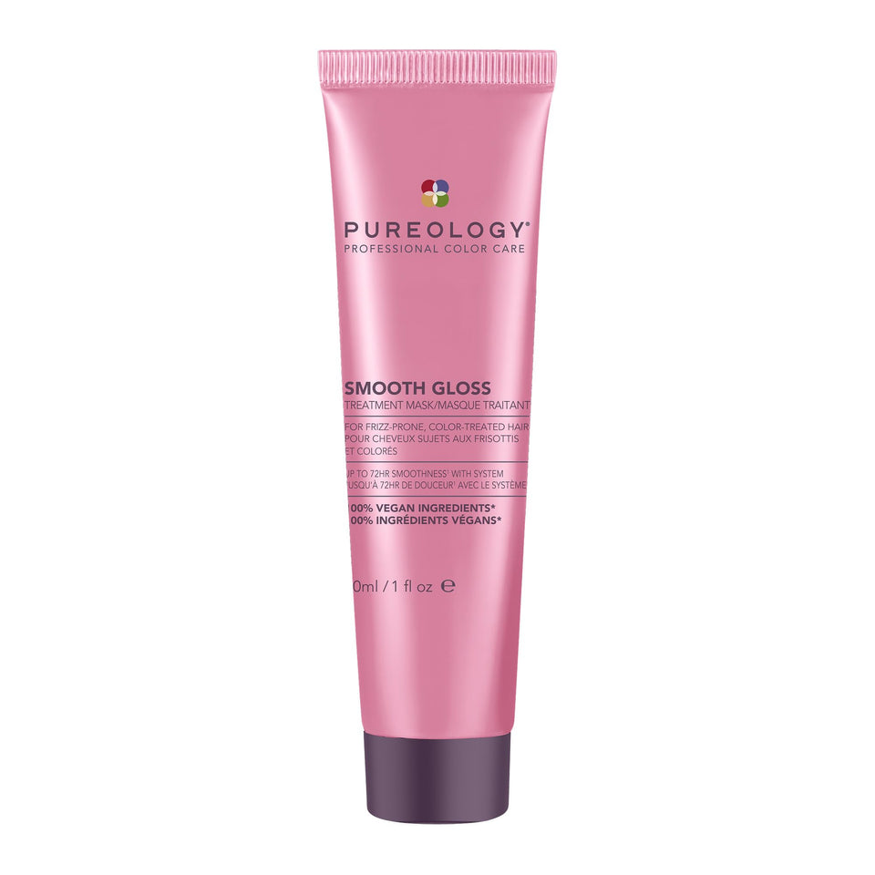 Pureology front packaging showing mask jar and brand for clear identification