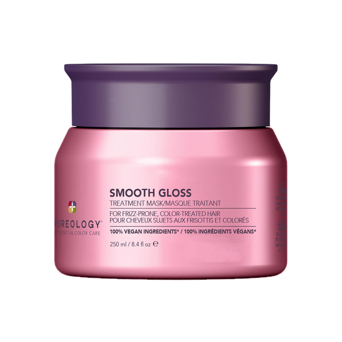 Pureology front tube showing product benefits and branding