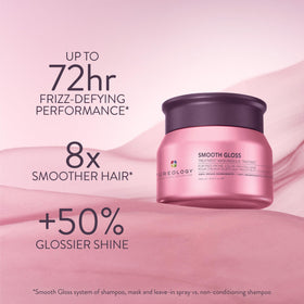 Pouring Pureology mask to show rich, creamy consistency