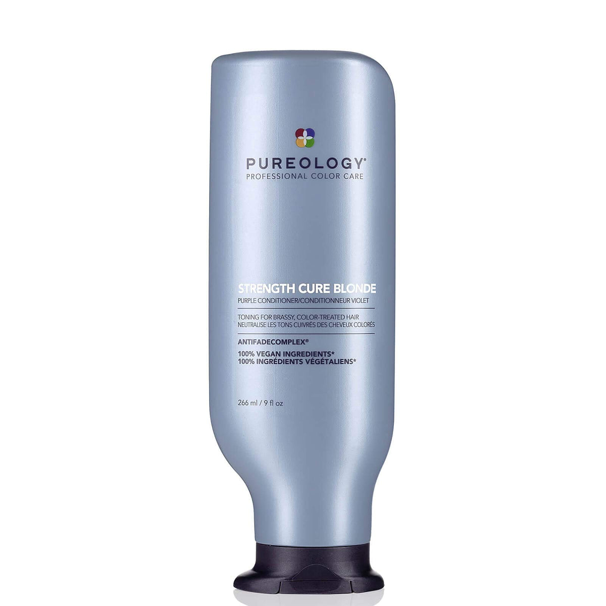 Pureology Strength Cure Blonde front bottle showing product and brand benefit