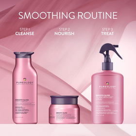 Pureology with Silkmorphose Spray showing combo for enhanced shine and control