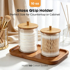 PureRoot jar held in hand to demonstrate compact 10oz size and scale