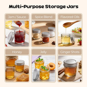 PureRoot jar beside coin showing size comparison for servings