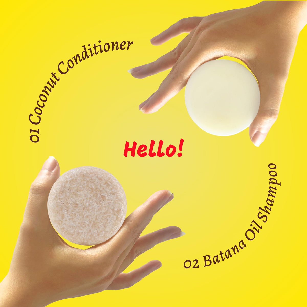 PureRootss bars held in hand for scale showing compact size and travel-friendly solid format