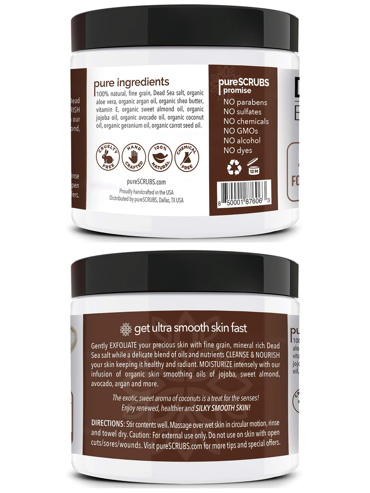 pureSCRUBS lifestyle bath scene demonstrating at-home spa benefits and relaxation