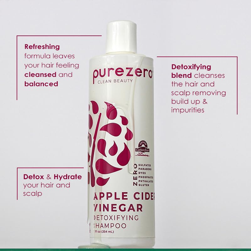 Purezero label close-up highlighting clean ingredients and pH balance benefit