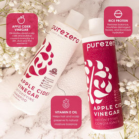 Purezero conditioner cream close-up showing hydration and smoothing benefit