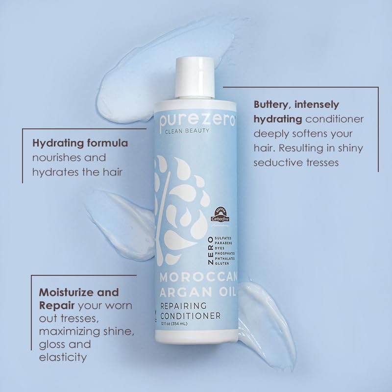 Purezero conditioner cream close-up locking in moisture for smoother hair