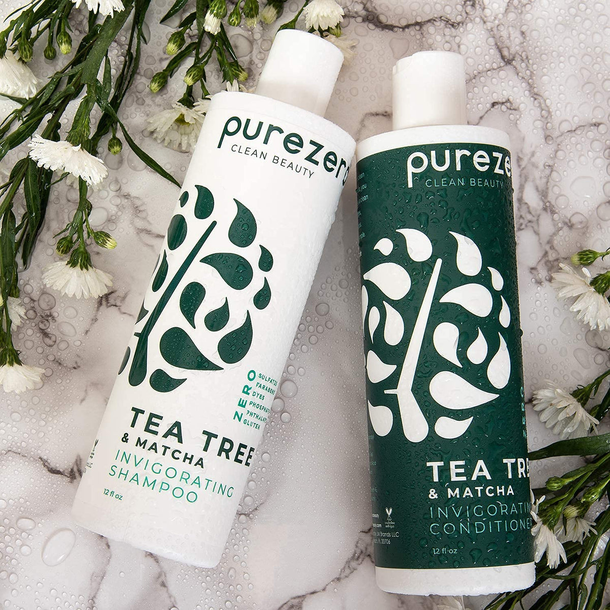 Purezero set on bathroom shelf conveying everyday salon results