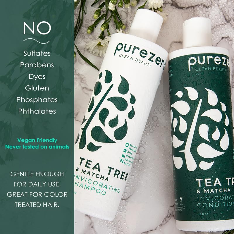 Purezero conditioner cream texture showing rich hydration