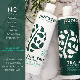 Purezero conditioner cream texture showing rich hydration