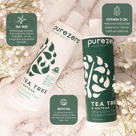 Purezero shampoo lather texture demonstrating gentle cleansing