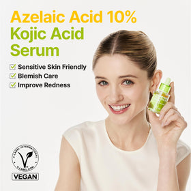 PURITO serum texture on fingertip illustrating lightweight absorbent finish
