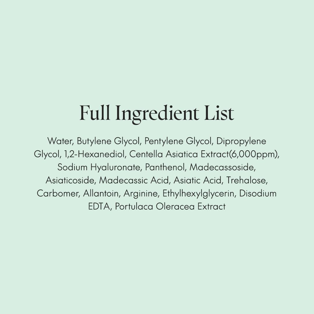 PURITO toner styled with centella leaf, highlights calming botanical benefit