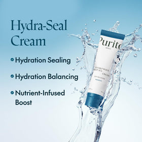PURITO ingredient label highlighting deep sea water source and minerals