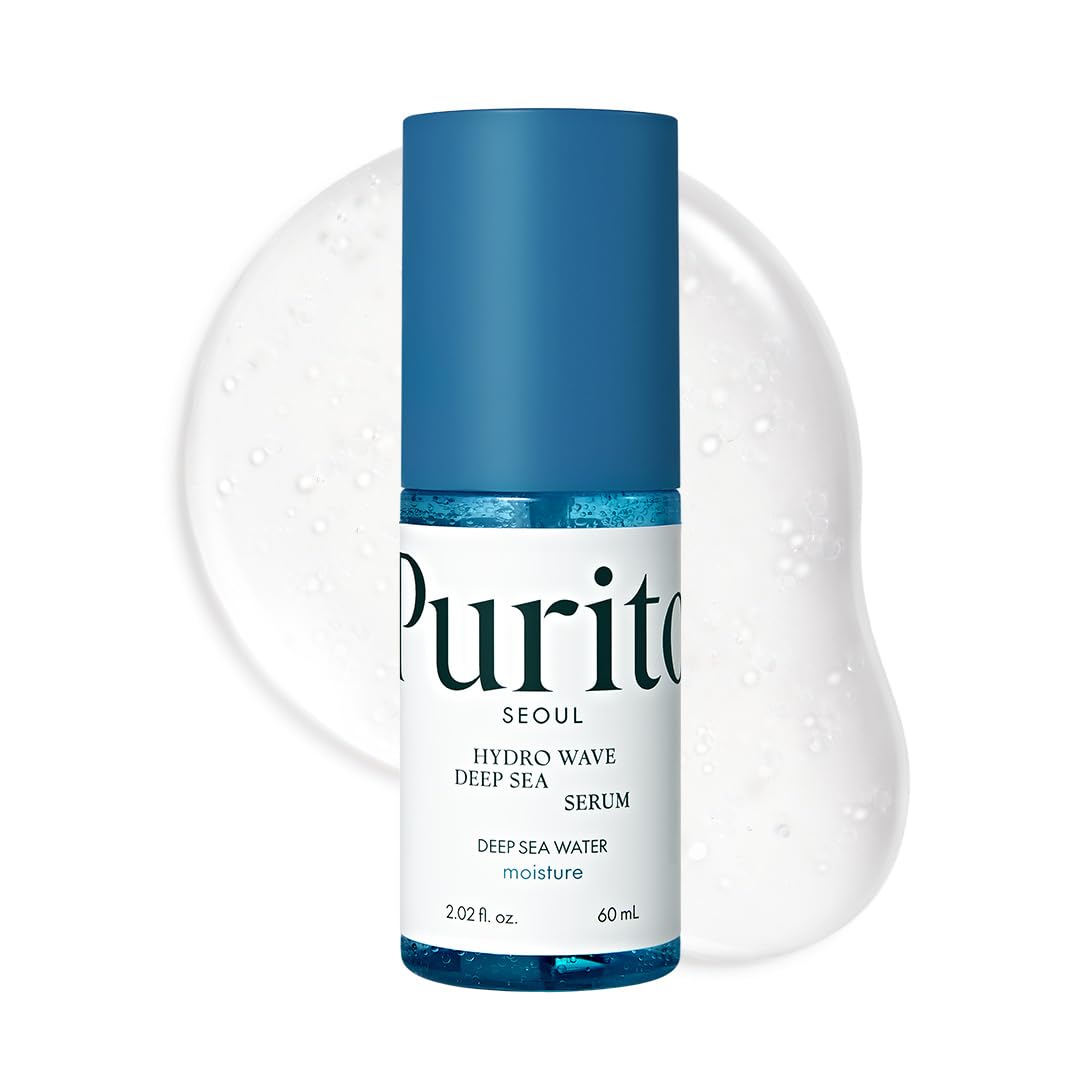 PURITO front bottle showing label and lightweight serum benefits