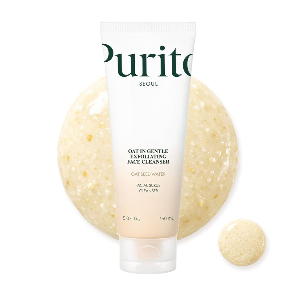 PURITO front packaging showing tube and brand, communicates clean gentle care