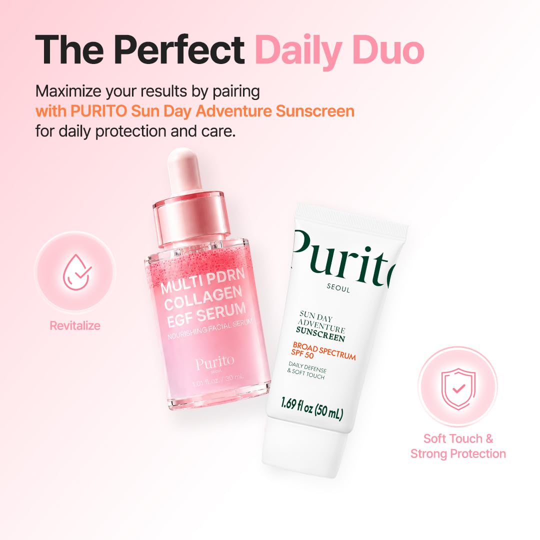 PURITO ingredient capsule visual showing targeted delivery for multi-layer action