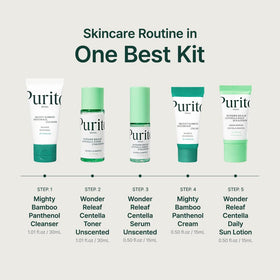 PURITO kit held in hand to show travel-size scale and easy portability