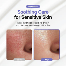 PURITO moisturizer staged in bathroom setting suggesting daily routine benefit