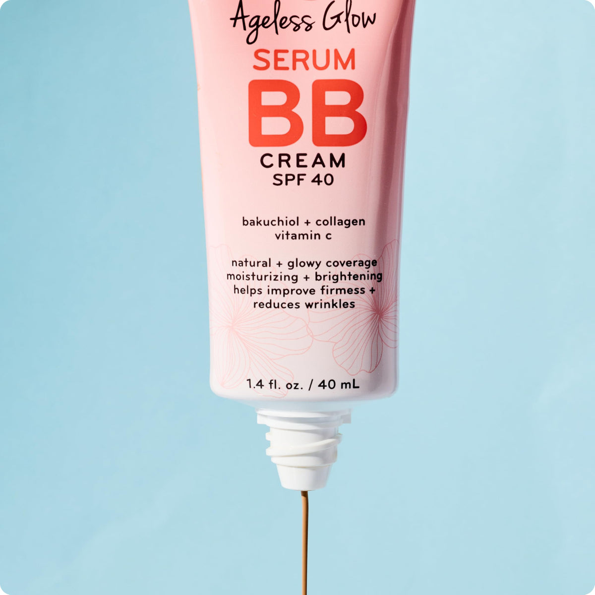 pūrlisse blended BB cream on skin close-up showing even, radiant finish