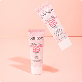pūrlisse swatch on arm showing light medium shade and buildable radiant coverage